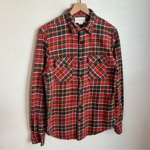 Denim & Supply Ralph Lauren Plaid Flannel Western Button Down Top Size Medium